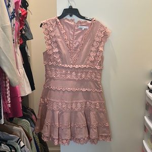 Endless Rose Pink Lace Dress - Size Large, worn once